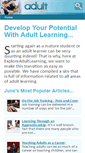 Mobile Screenshot of exploreadultlearning.co.uk